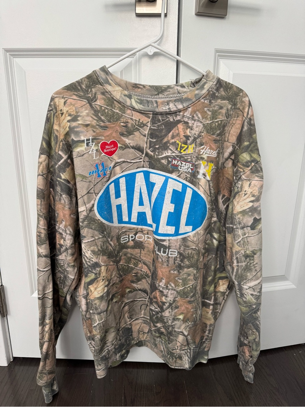 Hazel Boutique Camo Crew Neck Sweatshirt